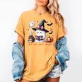 Ghost Reading Book Coquette Bow Halloween Girl Toddler Kid Women's Comfort Colors T-Shirt Mustard Ghost Reading Book Coquette Bow Halloween Girl Toddler Kid Women's Comfort Colors T-Shirt Mustard