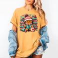 Gingerbread Reading Book Lovers Christmas Bookworm Librarian Premium Women's Comfort Colors T-Shirt Mustard Gingerbread Reading Book Lovers Christmas Bookworm Librarian Premium Women's Comfort Colors T-Shirt Mustard