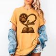 Girl Who Loves Dogs & Books Heart Dog Lover Reader Reeding Women's Comfort Colors T-Shirt Mustard Girl Who Loves Dogs & Books Heart Dog Lover Reader Reeding Women's Comfort Colors T-Shirt Mustard
