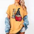 Gnome Read Reading Book Librarian Across America Women Kids Women's Comfort Colors T-Shirt Mustard Gnome Read Reading Book Librarian Across America Women Kids Women's Comfort Colors T-Shirt Mustard