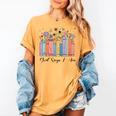 God Says I Am Floral Book Cute Christian Girl Teen Religious Women's Comfort Colors T-Shirt Mustard God Says I Am Floral Book Cute Christian Girl Teen Religious Women's Comfort Colors T-Shirt Mustard