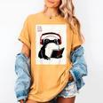 Grumpy Frog Books Music Kawaii Ink Japanese Women's Comfort Colors T-Shirt Mustard