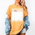 Guestbook 7th Birthday 7 Year Old Born 2018 Bday Women's Comfort Colors T-Shirt Mustard