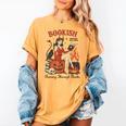 Halloween Bookish Witchy Book Club Hot Girls Read Women's Comfort Colors T-Shirt Mustard Halloween Bookish Witchy Book Club Hot Girls Read Women's Comfort Colors T-Shirt Mustard