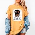 What Happens At Book Club Stays At Book Club Black Women Women's Comfort Colors T-Shirt Mustard