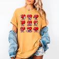 Heart Reading Books Valentine’s Day Girl And Boy Book Lovers Women's Comfort Colors T-Shirt Mustard Heart Reading Books Valentine’s Day Girl And Boy Book Lovers Women's Comfort Colors T-Shirt Mustard
