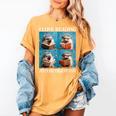 Hedgehog Love Reading And Hedgehogs Child Book Lover Women's Comfort Colors T-Shirt Mustard Hedgehog Love Reading And Hedgehogs Child Book Lover Women's Comfort Colors T-Shirt Mustard