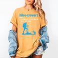 Hike-Trovert Hiking Humor Definition Introvert Women's Comfort Colors T-Shirt Mustard