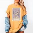 Hockey Romance Tarot Card Books Reader Cozy Reading Women's Comfort Colors T-Shirt Mustard