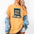 Holy Book Costume For Jesus And Bible Lovers Women's Comfort Colors T-Shirt Mustard Holy Book Costume For Jesus And Bible Lovers Women's Comfort Colors T-Shirt Mustard