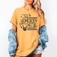 The Homebody Club Retro Introvert Antisocial Women's Comfort Colors T-Shirt Mustard The Homebody Club Retro Introvert Antisocial Women's Comfort Colors T-Shirt Mustard