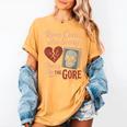 Horror Book Club Creepy Reader Gothic Fiction Thriller Fan Women's Comfort Colors T-Shirt Mustard