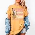 Introvert Guitarist Expressing Words Through Guitar Melody Women's Comfort Colors T-Shirt Mustard