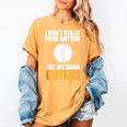 Introvert Guitarist Only Need Guitar Enjoy Acoustic Music Women's Comfort Colors T-Shirt Mustard