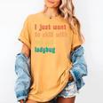 Introvert Pet Ladybug Mom Women's Comfort Colors T-Shirt Mustard Introvert Pet Ladybug Mom Women's Comfort Colors T-Shirt Mustard