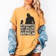 Introverted But Willing To Discuss Nephilim Tee Women's Comfort Colors T-Shirt Mustard Introverted But Willing To Discuss Nephilim Tee Women's Comfort Colors T-Shirt Mustard