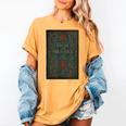 Jane Austen Pride And Prejudice Cover Mr Darcy Book Lovers Women's Comfort Colors T-Shirt Mustard Jane Austen Pride And Prejudice Cover Mr Darcy Book Lovers Women's Comfort Colors T-Shirt Mustard