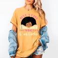 Just a Girl Who Loves Books African American Book Nerd Lover Women's Comfort Colors T-Shirt Mustard