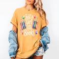 Just a Girl Who Loves Books Lover Reading Library Librarian Women's Comfort Colors T-Shirt Mustard Just a Girl Who Loves Books Lover Reading Library Librarian Women's Comfort Colors T-Shirt Mustard