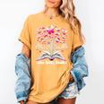 Just a Girl Who Loves Books Reading Book Butterfly Bookworm Women's Comfort Colors T-Shirt Mustard Just a Girl Who Loves Books Reading Book Butterfly Bookworm Women's Comfort Colors T-Shirt Mustard