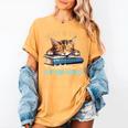 Just a Girl Who Loves Cats And Books Kitties Pet Art Lover Women's Comfort Colors T-Shirt Mustard