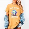 Just a Girl Who Loves Dragons And Books Dragon For Kids Women's Comfort Colors T-Shirt Mustard