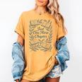 Just One More Chapter Blue Book Lover Reading Quote Women's Comfort Colors T-Shirt Mustard Just One More Chapter Blue Book Lover Reading Quote Women's Comfort Colors T-Shirt Mustard