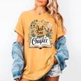 Just One More Chapter Bookish Book Reading Botanical Women's Comfort Colors T-Shirt Mustard Just One More Chapter Bookish Book Reading Botanical Women's Comfort Colors T-Shirt Mustard