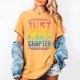 JUST ONE MORE CHAPTER Fun Reading Book Lover Women's Comfort Colors T-Shirt Mustard JUST ONE MORE CHAPTER Fun Reading Book Lover Women's Comfort Colors T-Shirt Mustard