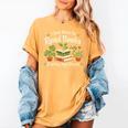 I Just Want To Read Books And Buy More Plants Women's Comfort Colors T-Shirt Mustard
