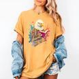 Kawaii Eagle Reads Book Reading Library Book Bookworm Women's Comfort Colors T-Shirt Mustard