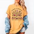 Librarian Cute Bookish It's A Good Day To Read A Book Lover Women's Comfort Colors T-Shirt Mustard