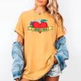 Librarian Library Assistant Libraries Rock Book Lover Women's Comfort Colors T-Shirt Mustard