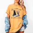 Life Better With 2 Cats Books Kitten Kitty Women Girls Kids Women's Comfort Colors T-Shirt Mustard Life Better With 2 Cats Books Kitten Kitty Women Girls Kids Women's Comfort Colors T-Shirt Mustard