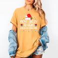 Most Likely To Read A Book On Christmas Family Matching Women's Comfort Colors T-Shirt Mustard