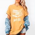 Get Lit Books Women's Comfort Colors T-Shirt Mustard