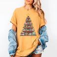 Literary Book Tree Bookish Shelf Art For Avid Readers Women's Comfort Colors T-Shirt Mustard Literary Book Tree Bookish Shelf Art For Avid Readers Women's Comfort Colors T-Shirt Mustard