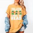 This Little Leprechaun Likes To Read St Patrick's Day Book Women's Comfort Colors T-Shirt Mustard This Little Leprechaun Likes To Read St Patrick's Day Book Women's Comfort Colors T-Shirt Mustard