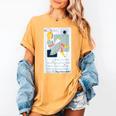 Little Miss Muffet Reading a Picture Book Women's Comfort Colors T-Shirt Mustard