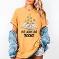 Live Laugh & Love Books Reading Butterfly Book Lover Bookish Premium Women's Comfort Colors T-Shirt Mustard Live Laugh & Love Books Reading Butterfly Book Lover Bookish Premium Women's Comfort Colors T-Shirt Mustard