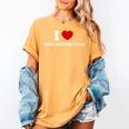 I LOVE BOOK RESTORATION Women's Comfort Colors T-Shirt Mustard
