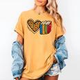 Love Reading Book Librarian Across America Men Women Kids Women's Comfort Colors T-Shirt Mustard