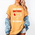Low Social Battery Need Recharge Introvert Self-Care Women's Comfort Colors T-Shirt Mustard Low Social Battery Need Recharge Introvert Self-Care Women's Comfort Colors T-Shirt Mustard