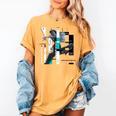 Marvel Spider-Man Gwen Stacy Responsibility Book Covers Women's Comfort Colors T-Shirt Mustard Marvel Spider-Man Gwen Stacy Responsibility Book Covers Women's Comfort Colors T-Shirt Mustard