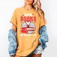 Maybe Books Are Addicted To Me Reading Present Women's Comfort Colors T-Shirt Mustard