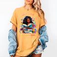 Melanin Book Month Honoring Past Inspiring Pride Women's Comfort Colors T-Shirt Mustard