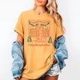 A Very Merry Bookmas Cozy Christmas Bookstore Holiday Cute Women's Comfort Colors T-Shirt Mustard