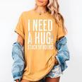 I Need A Huge Stack Of Books Book Lover Joke Women's Comfort Colors T-Shirt Mustard