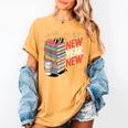 New Year New Chapter Book Lover Reader Women's Comfort Colors T-Shirt Mustard New Year New Chapter Book Lover Reader Women's Comfort Colors T-Shirt Mustard