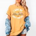I Have No Shelf Control Witty Book Lover Artwork Women's Comfort Colors T-Shirt Mustard I Have No Shelf Control Witty Book Lover Artwork Women's Comfort Colors T-Shirt Mustard